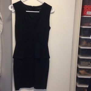 Banana Republic Peplum Dress Black Size 0P